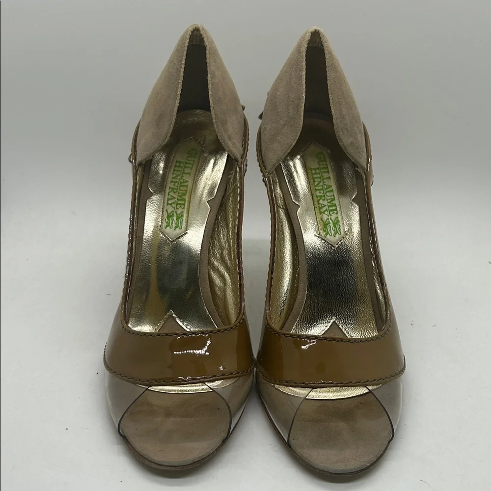 Guillaume Hinfray Sexy Vintage Suede Stiletto Heels Shoes **Size 37.5/US 7.5**🔥🔥 - Picture 3 of 12